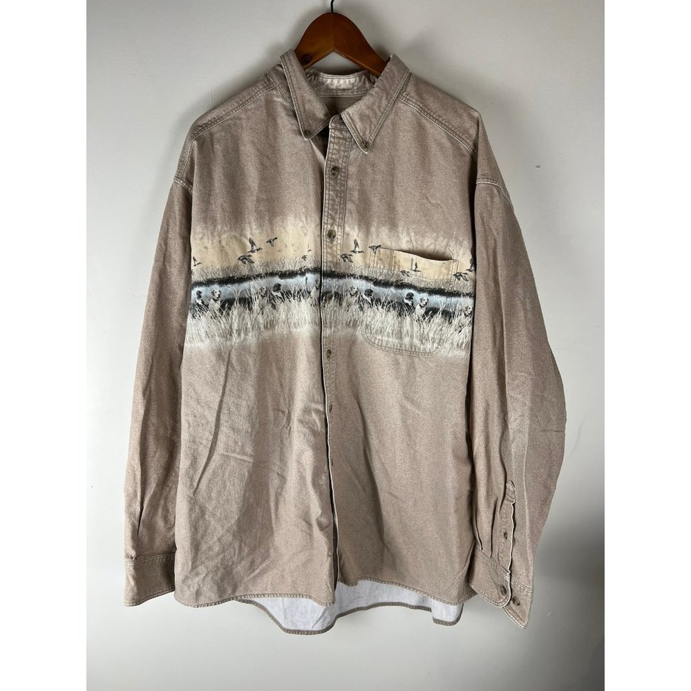 Vintage Cabela prairie dog and duck shirt